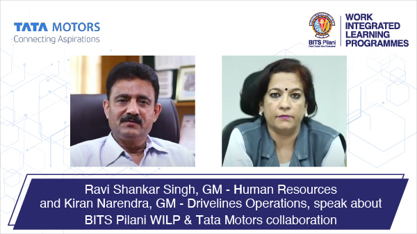 Ravi Shankar Singh, & Kiran Narendra speak about the collaboration between BITS Pilani & Tata Motors